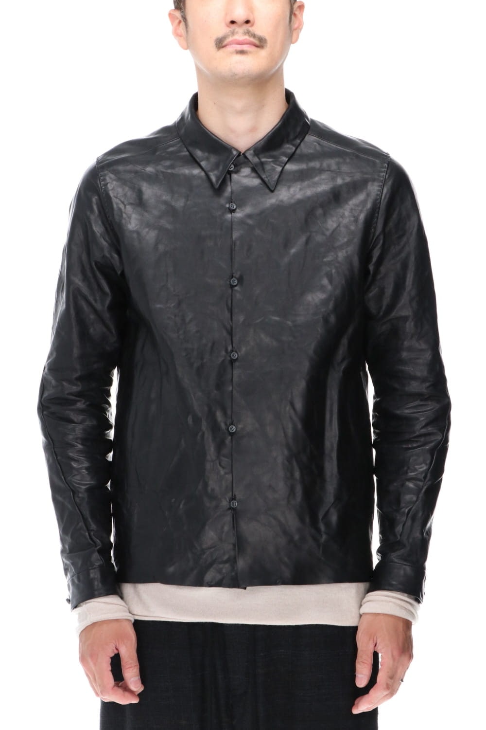 Leather Jacket Baby Buffalo Leather Black