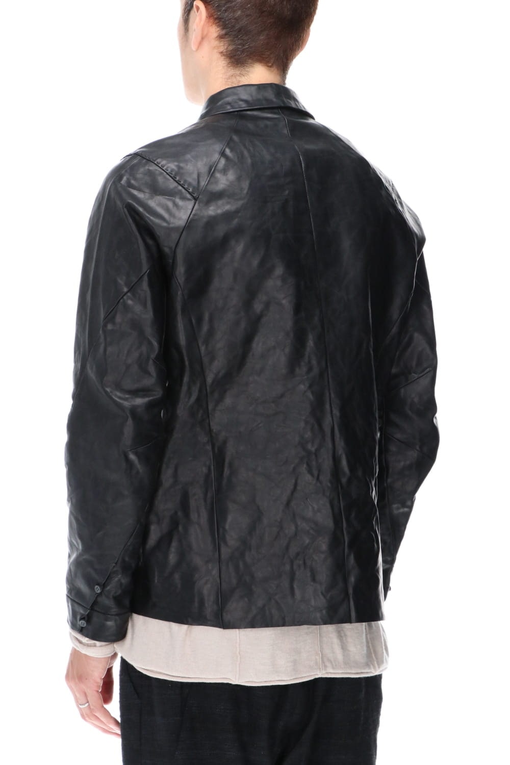 Leather Jacket Baby Buffalo Leather Black