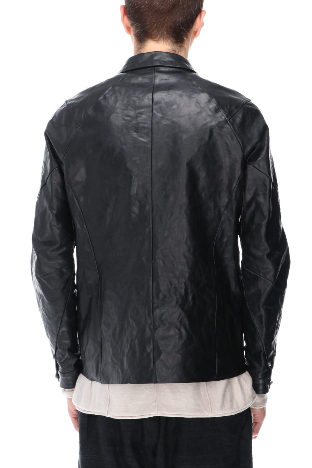 Leather Jacket Baby Buffalo Leather Black