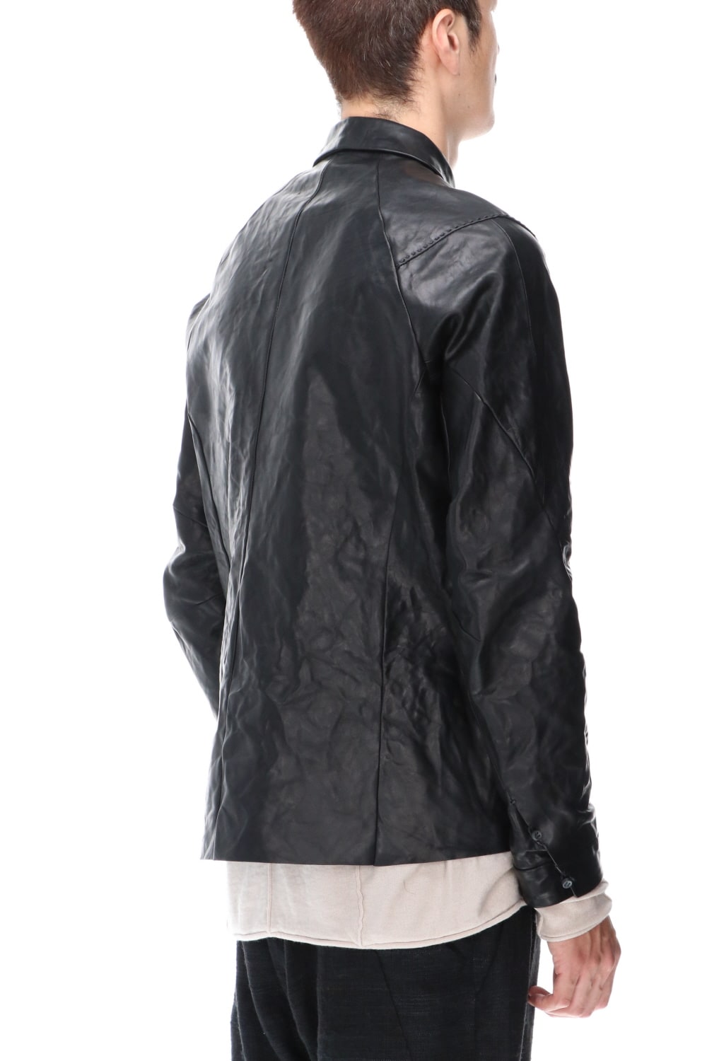 Leather Jacket Baby Buffalo Leather Black