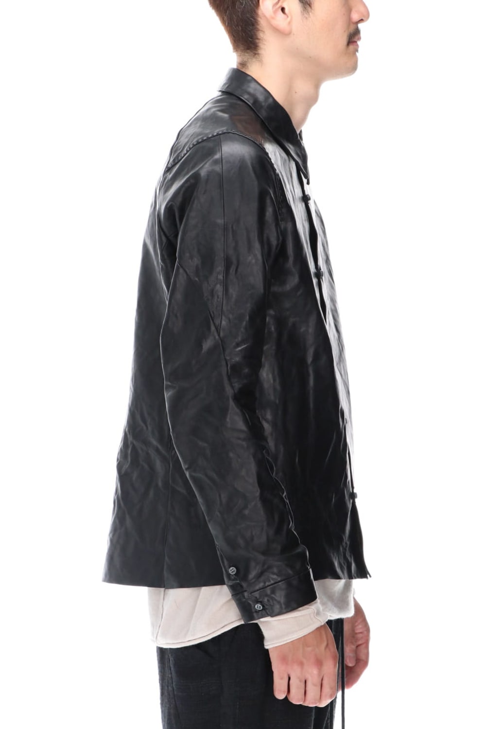 Leather Jacket Baby Buffalo Leather Black