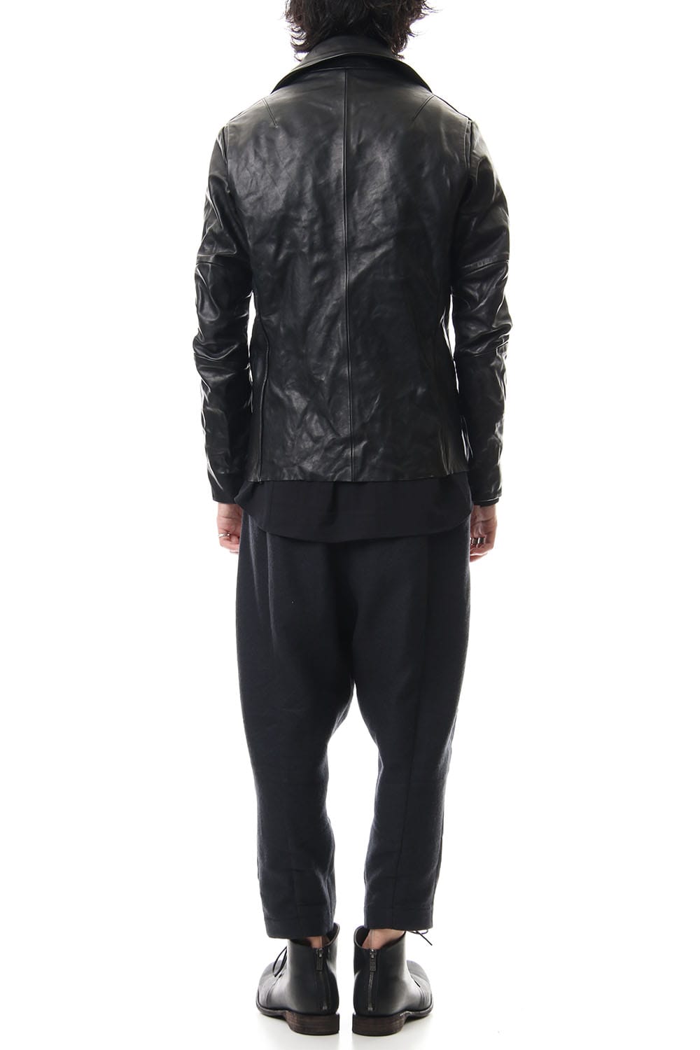 Guidi Horse Leather Double Riders Jacket