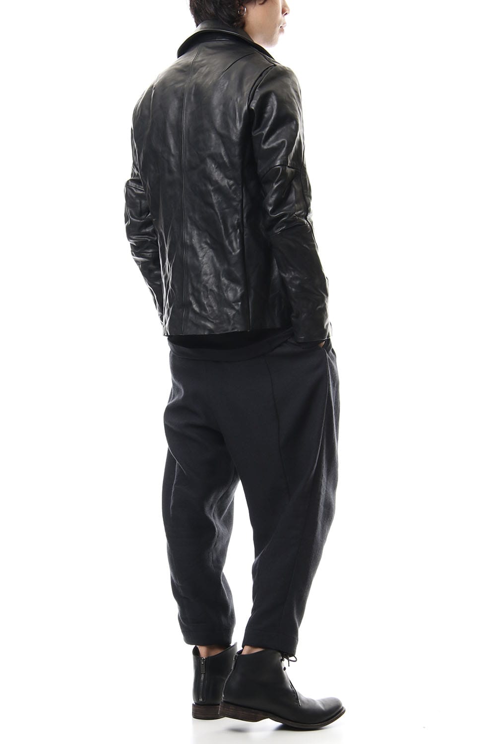 Guidi Horse Leather Double Riders Jacket