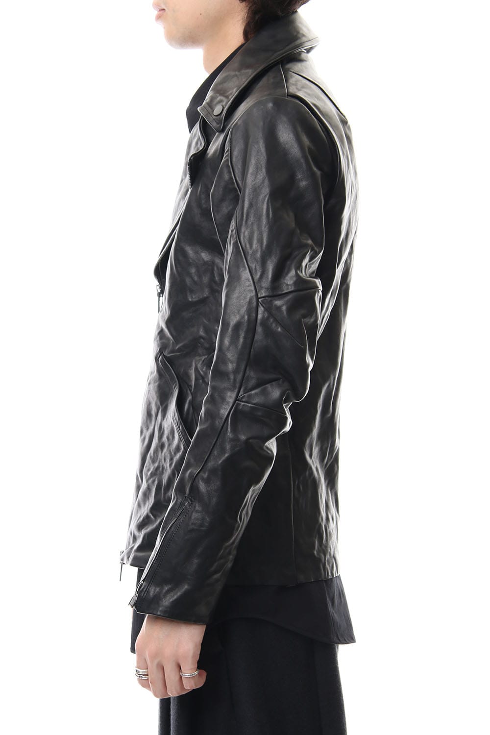Guidi Horse Leather Double Riders Jacket