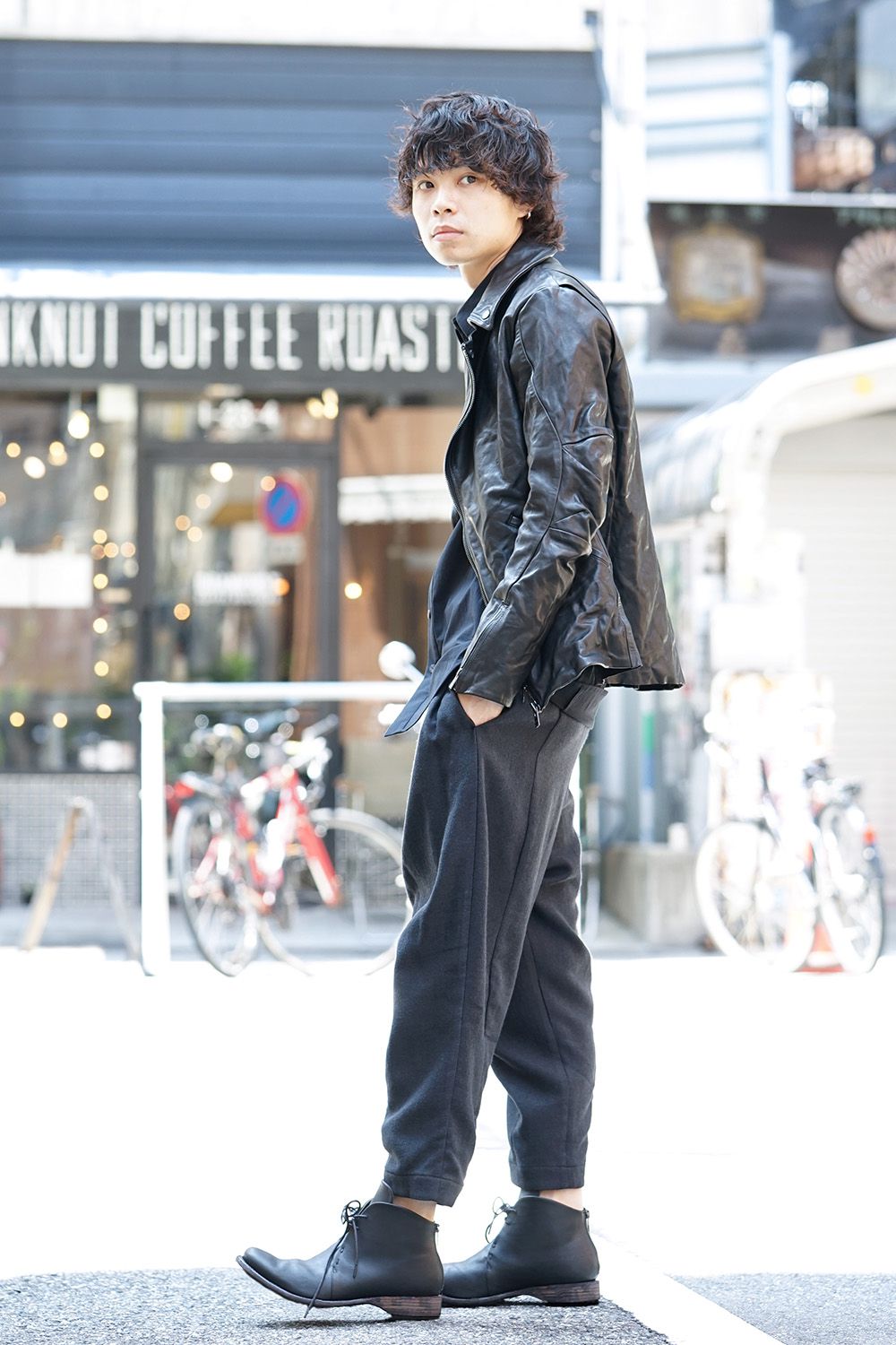 Guidi Horse Leather Double Riders Jacket