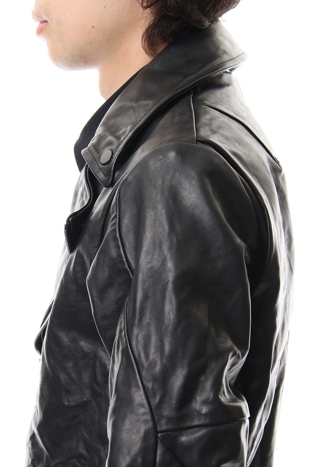 Guidi Horse Leather Double Riders Jacket