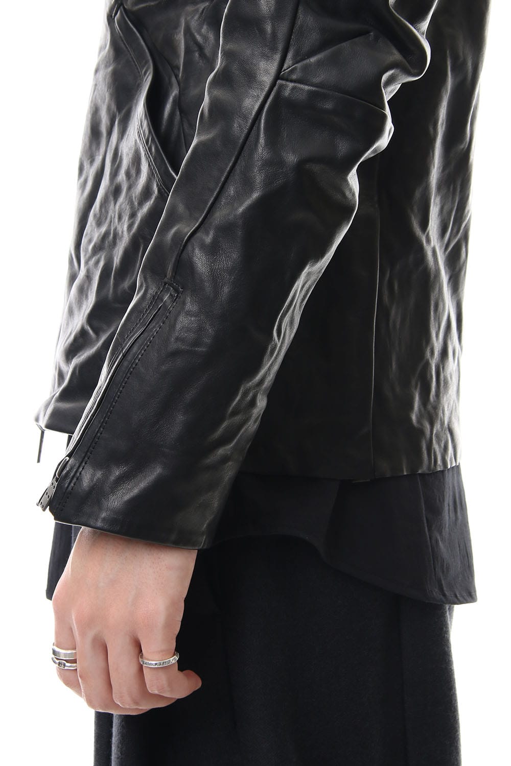 Guidi Horse Leather Double Riders Jacket