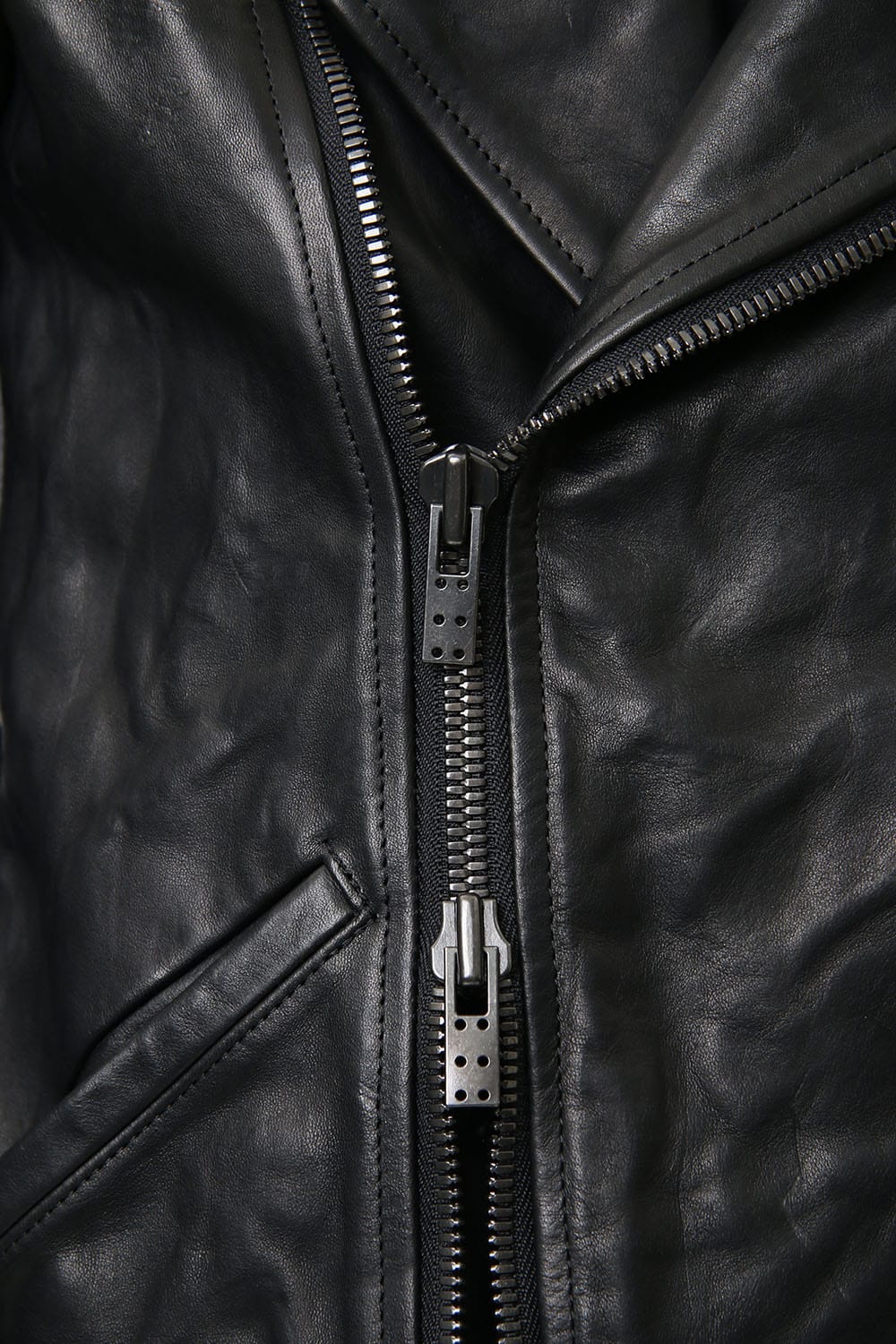 Guidi Horse Leather Double Riders Jacket