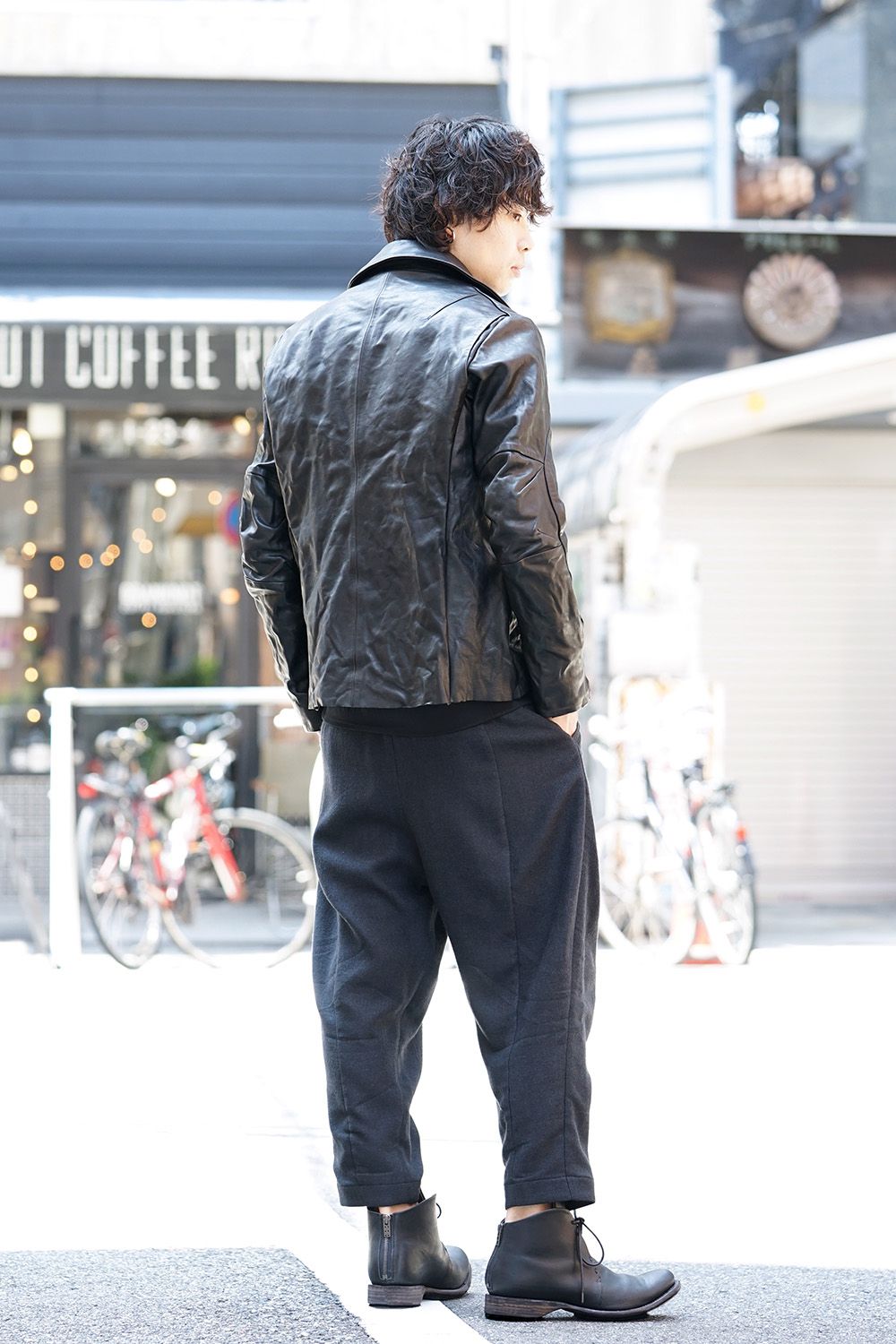 Guidi Horse Leather Double Riders Jacket