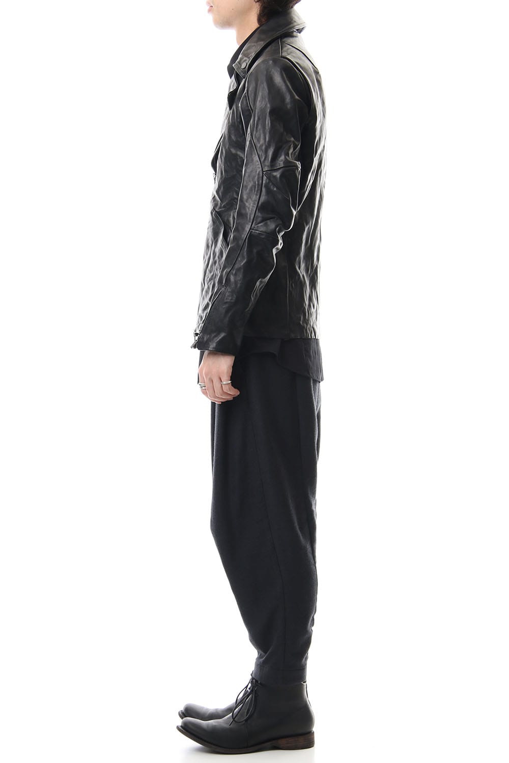 Guidi Horse Leather Double Riders Jacket