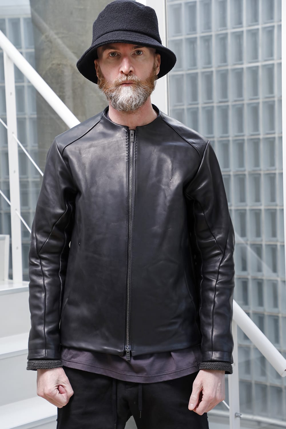 Leather Jacket GUIDI Baby Buffalo