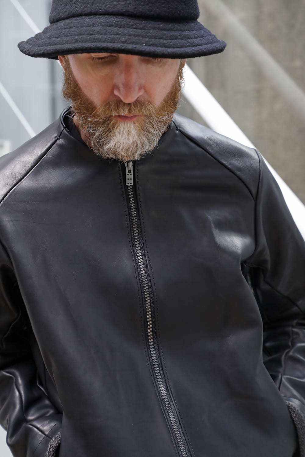 Leather Jacket GUIDI Baby Buffalo