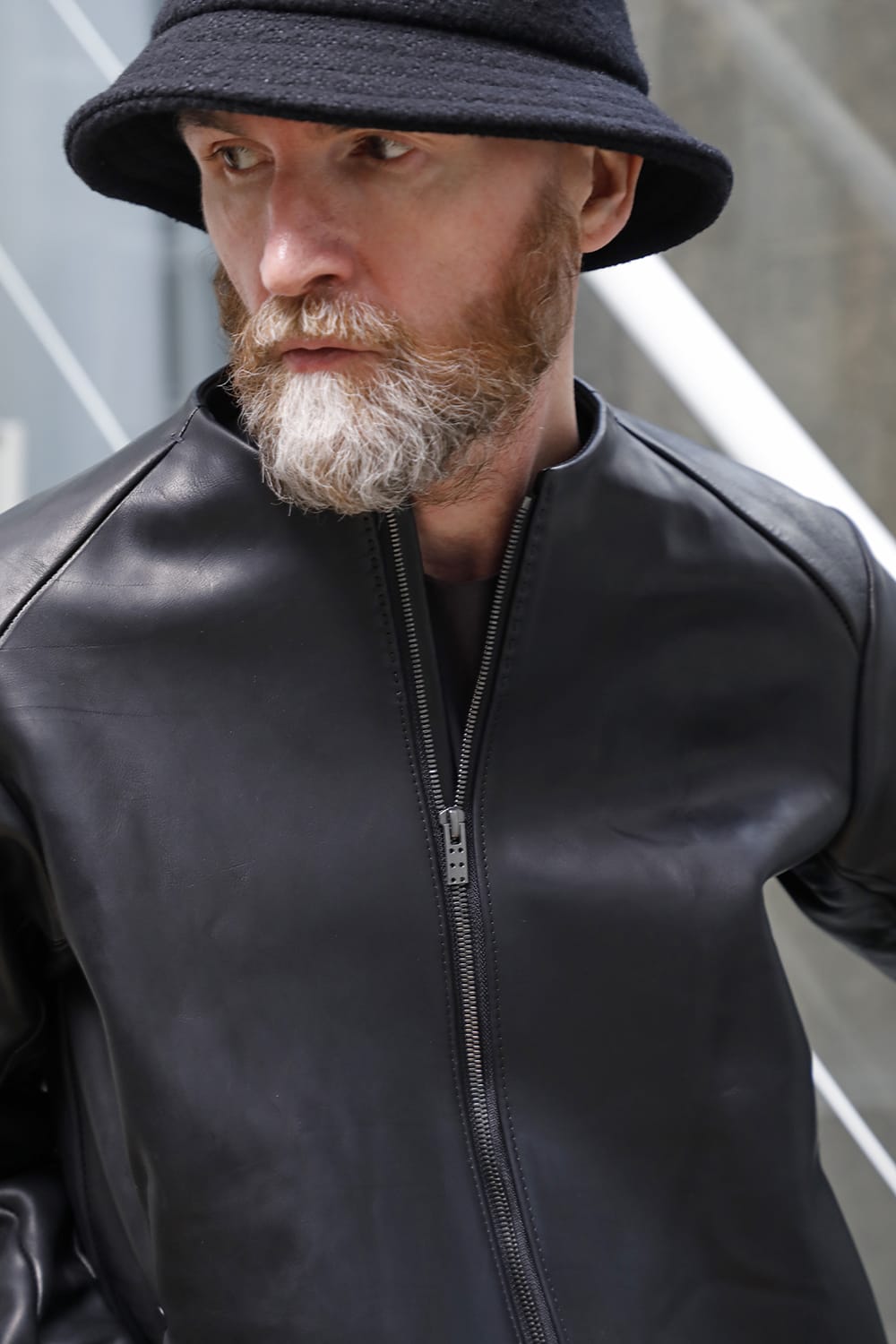 Leather Jacket GUIDI Baby Buffalo