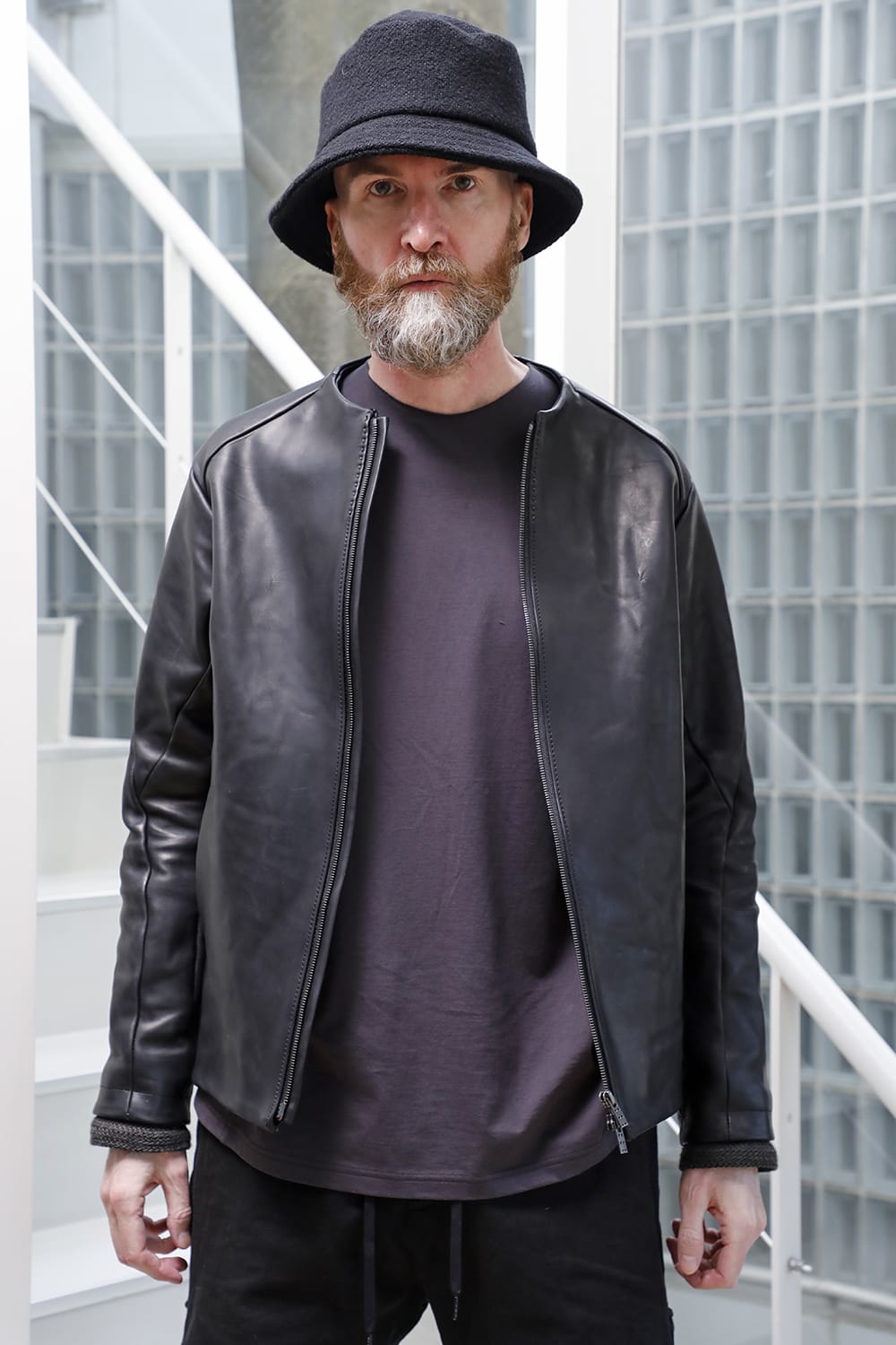 Leather Jacket GUIDI Baby Buffalo