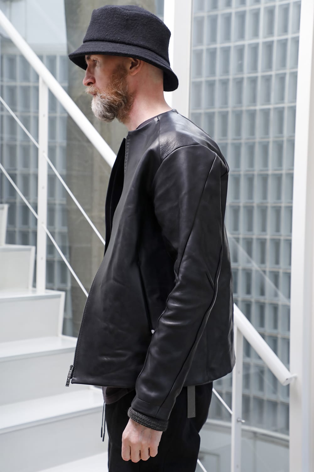 Leather Jacket GUIDI Baby Buffalo