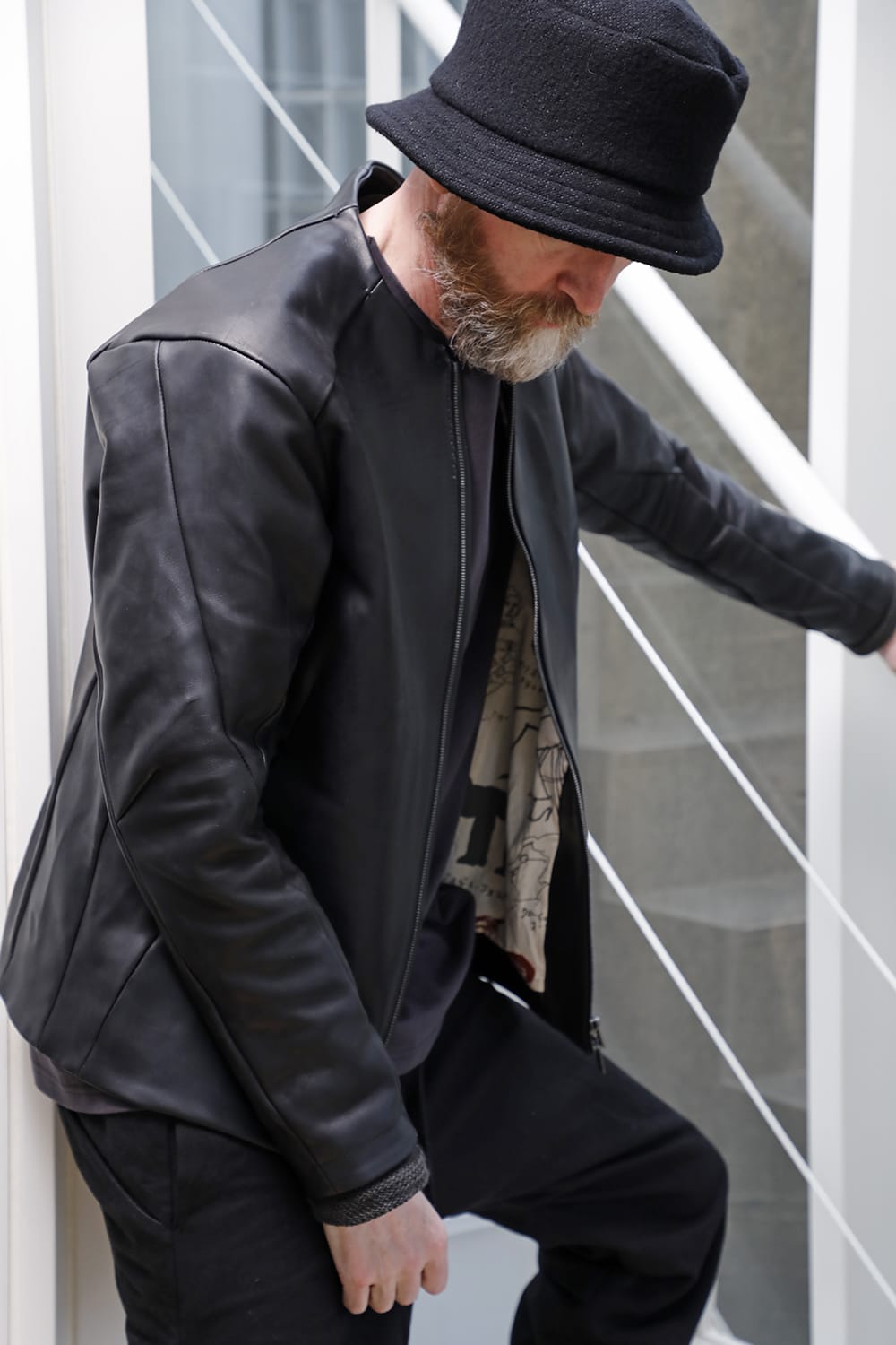 Leather Jacket GUIDI Baby Buffalo
