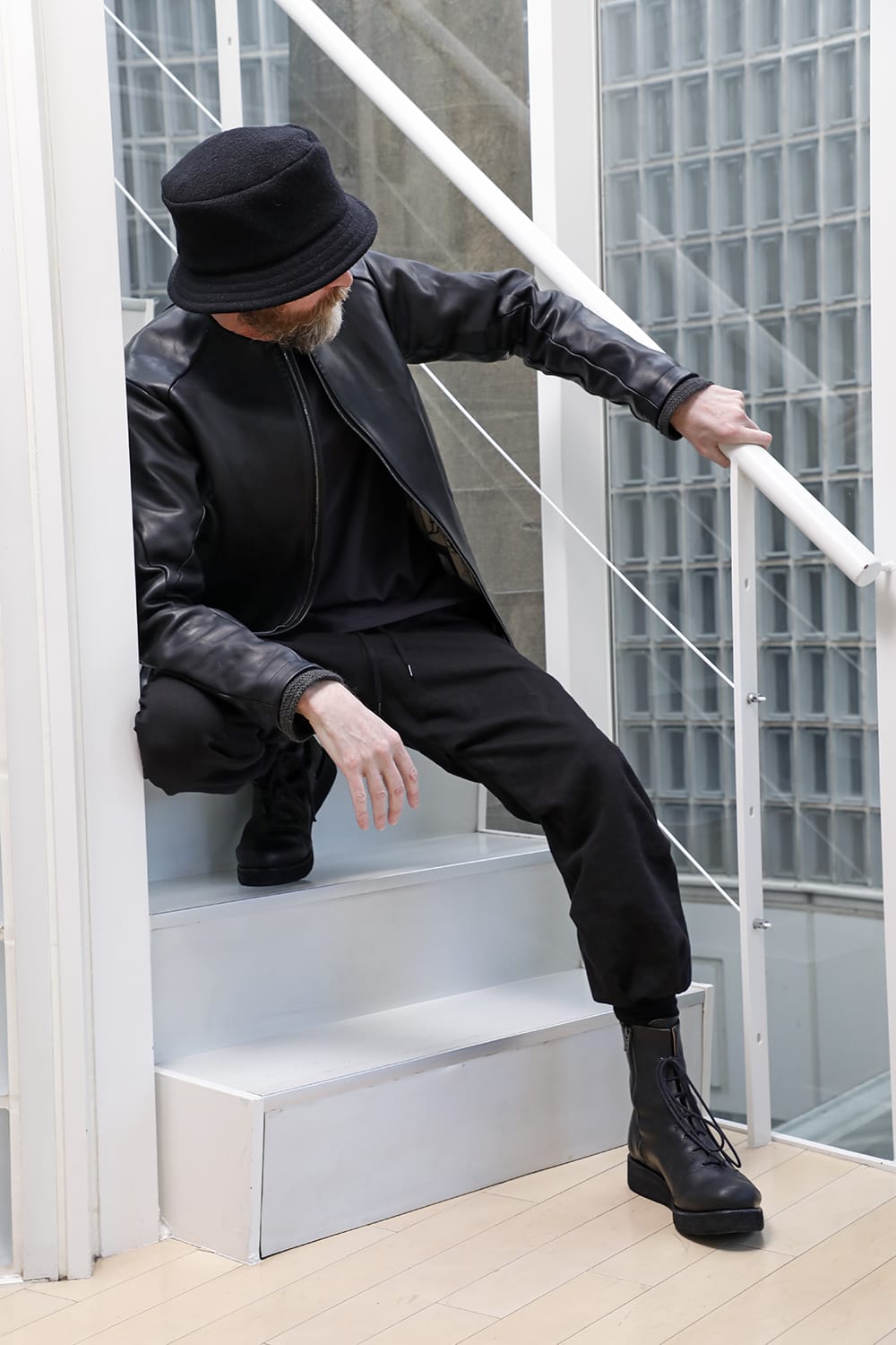 Leather Jacket GUIDI Baby Buffalo