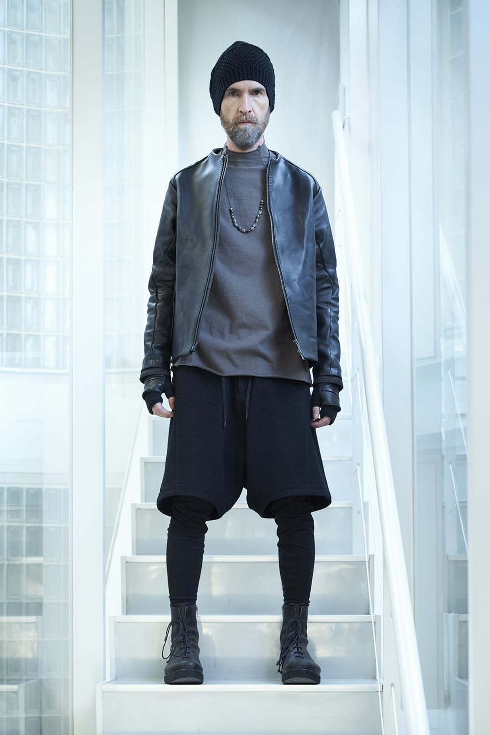 Leather Jacket GUIDI Baby Buffalo