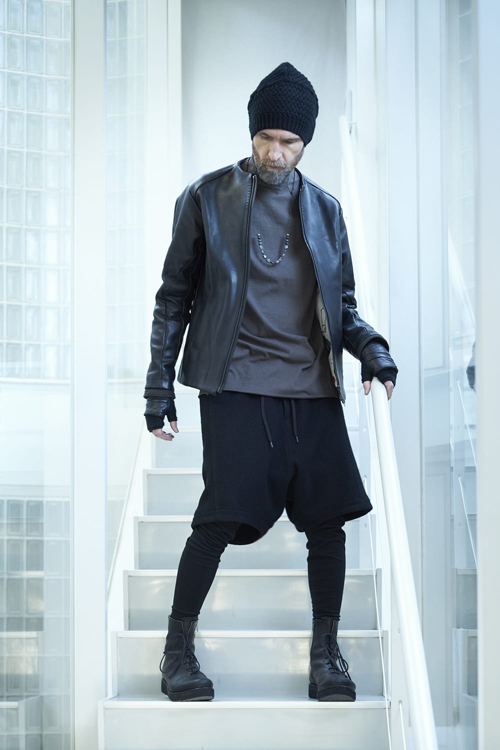 Leather Jacket GUIDI Baby Buffalo