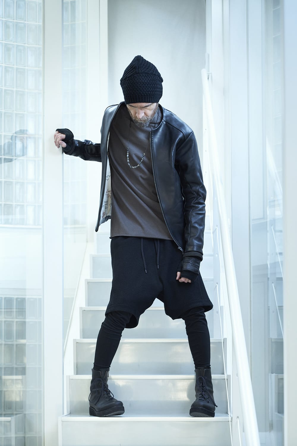 Leather Jacket GUIDI Baby Buffalo