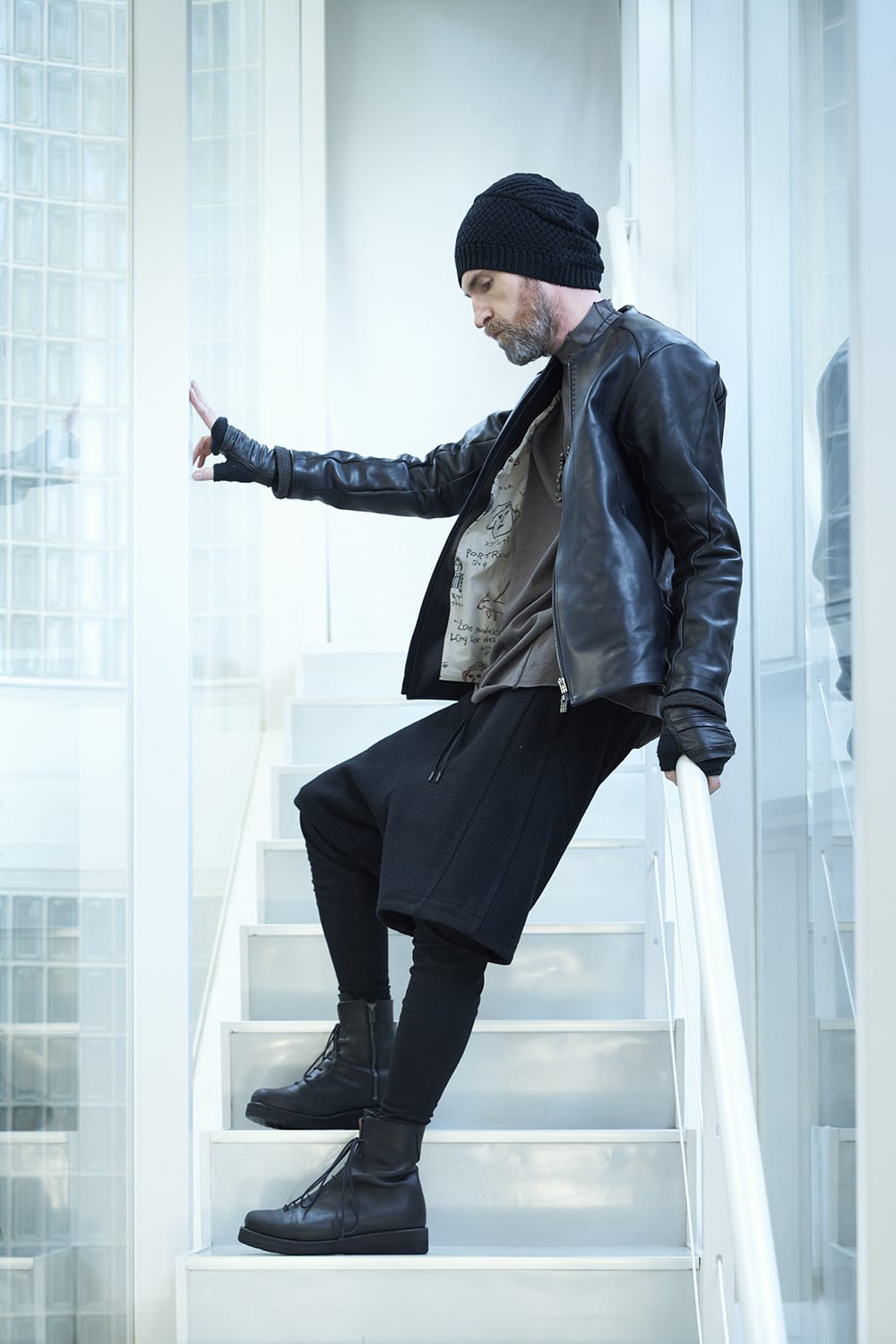 Leather Jacket GUIDI Baby Buffalo