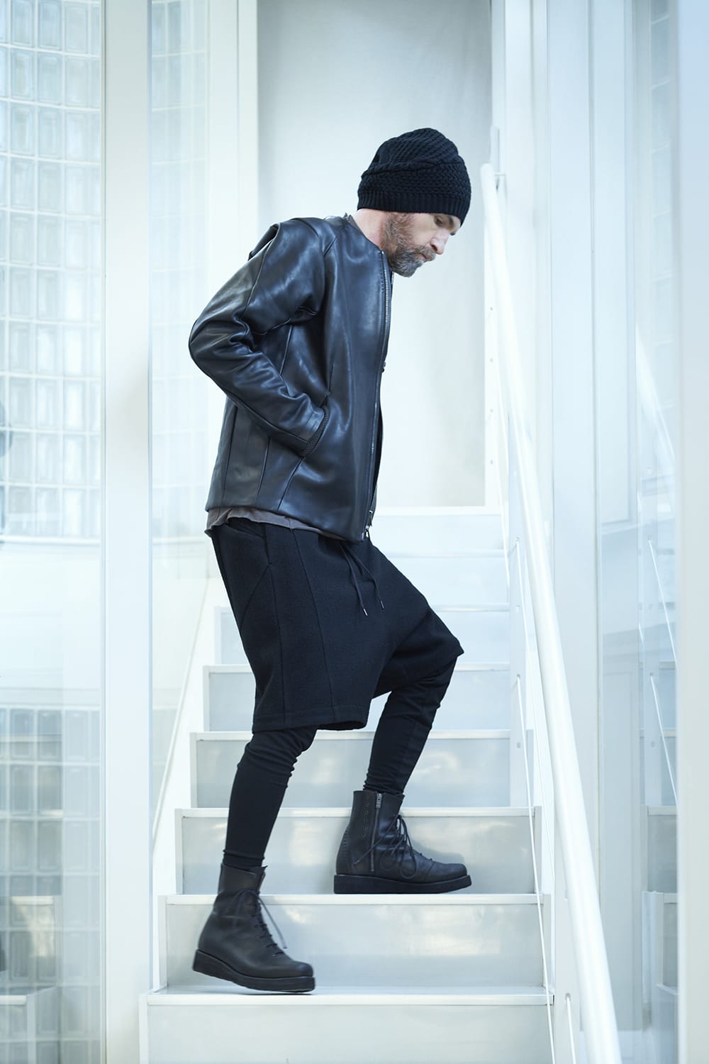 Leather Jacket GUIDI Baby Buffalo