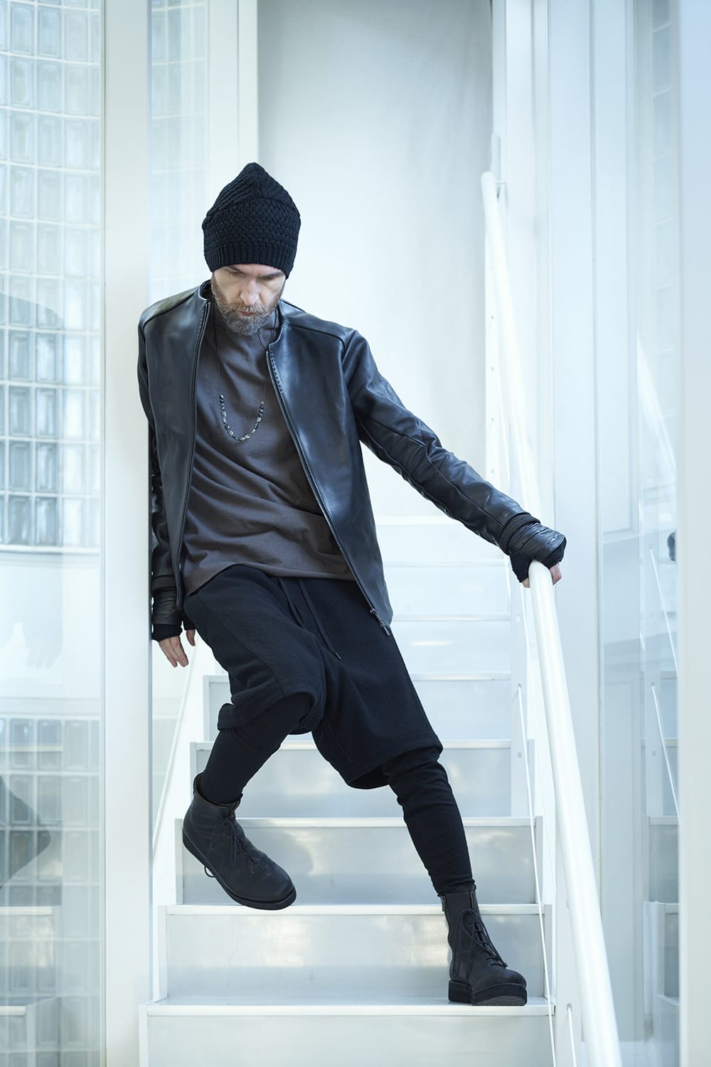 Leather Jacket GUIDI Baby Buffalo