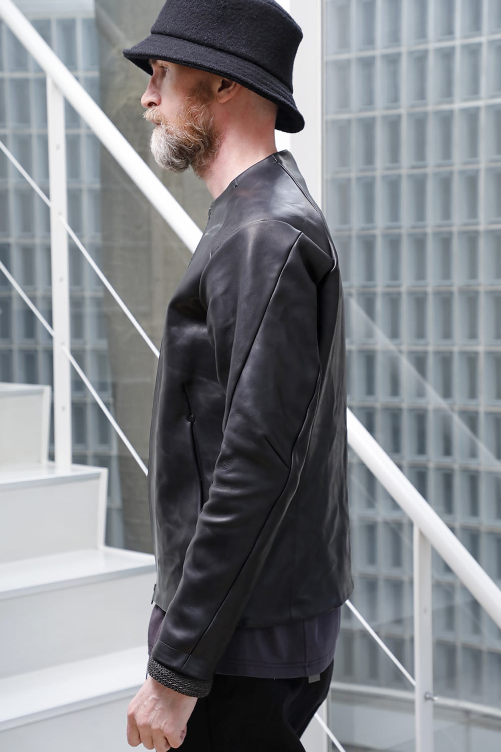 Leather Jacket GUIDI Baby Buffalo