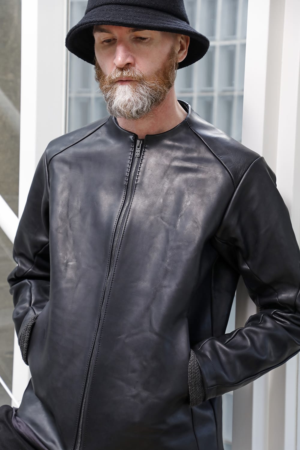 Leather Jacket GUIDI Baby Buffalo