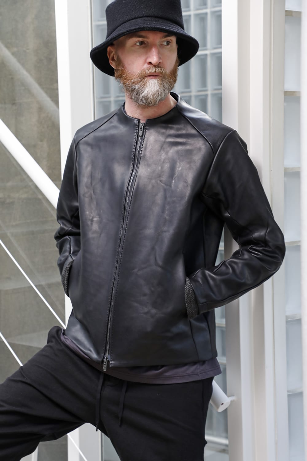 Leather Jacket GUIDI Baby Buffalo