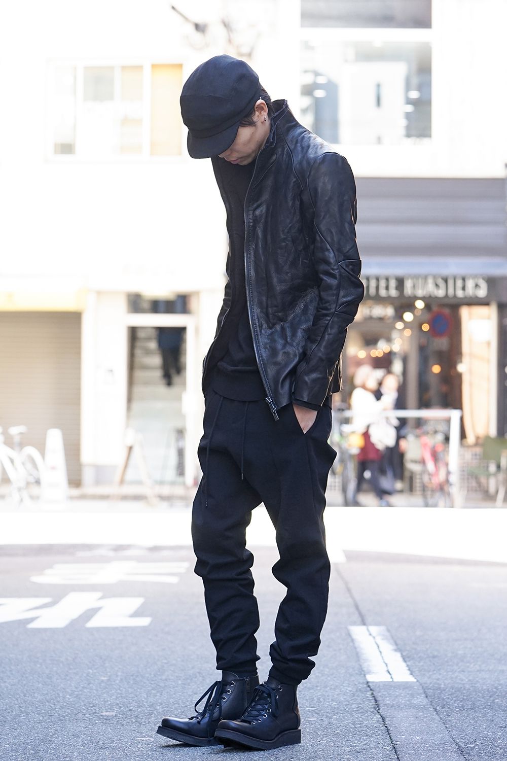 Leather jacket cow leather - Black