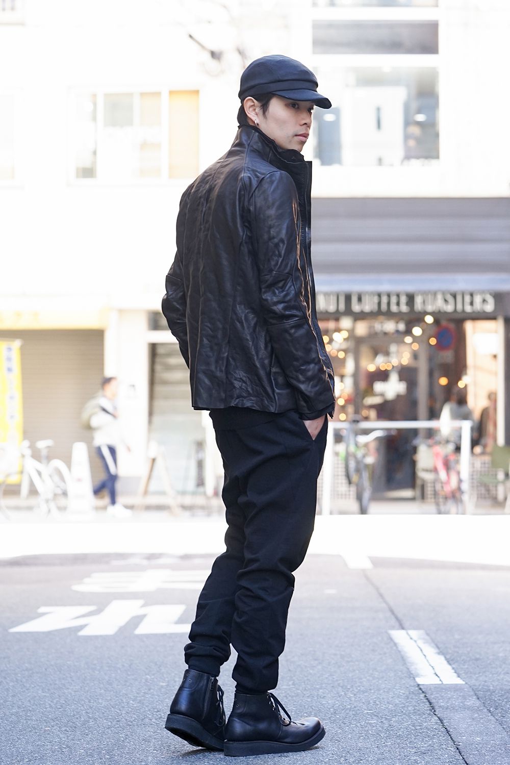 Leather jacket cow leather - Black