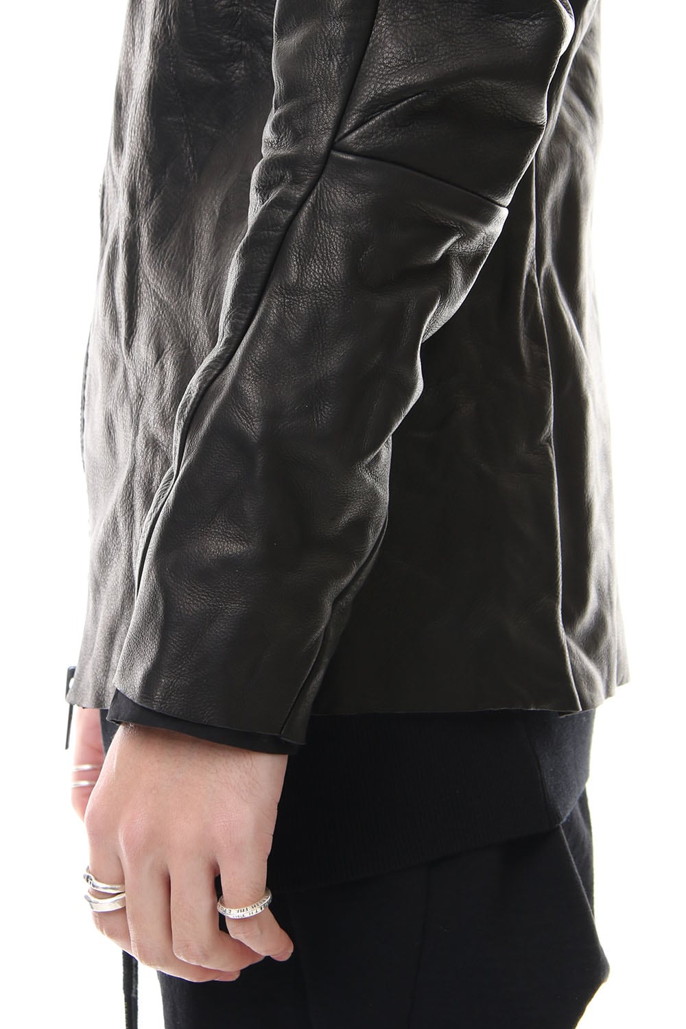 Leather jacket cow leather - Black