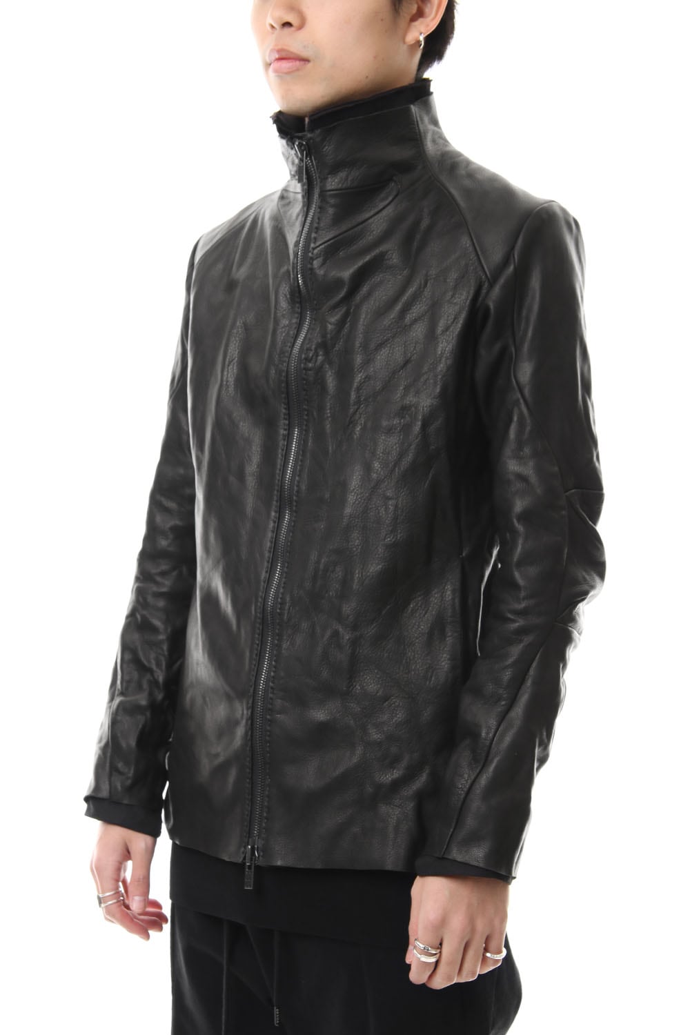 Leather jacket cow leather - Black