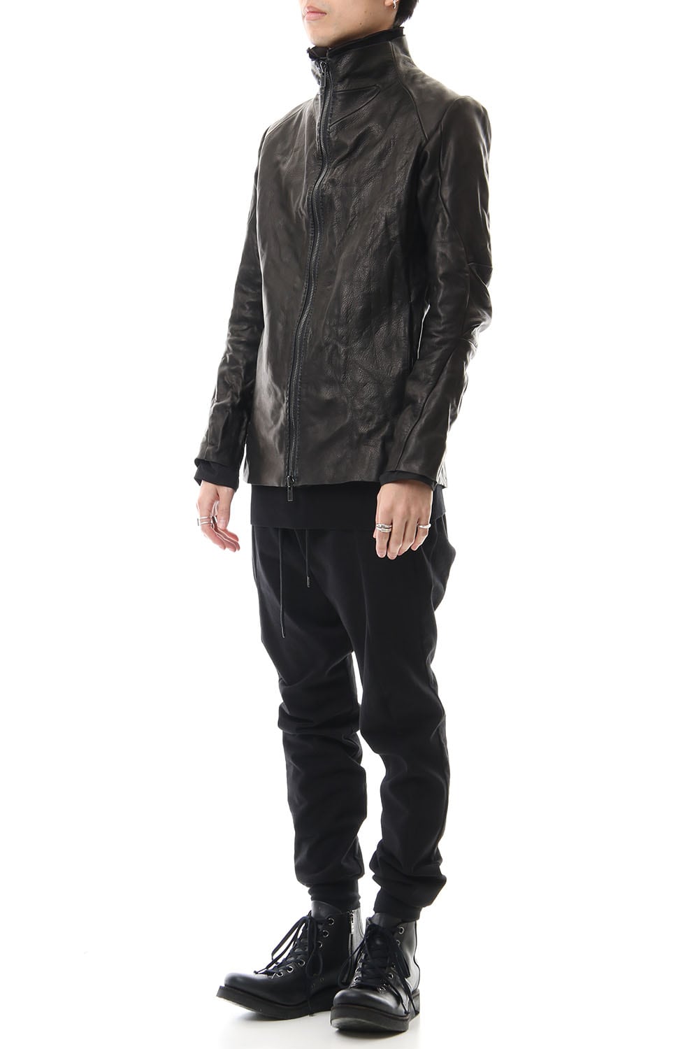 Leather jacket cow leather - Black