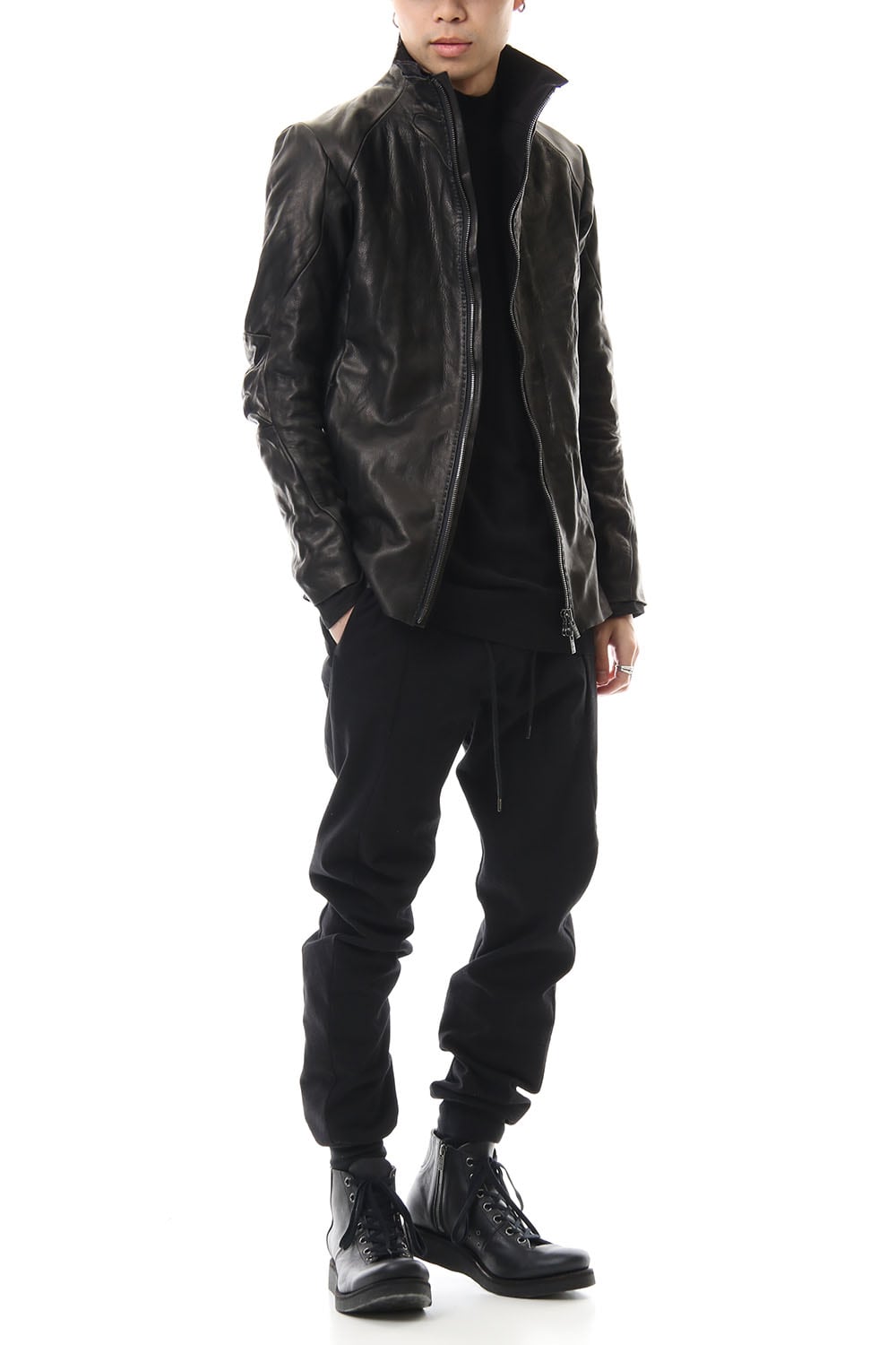 Leather jacket cow leather - Black