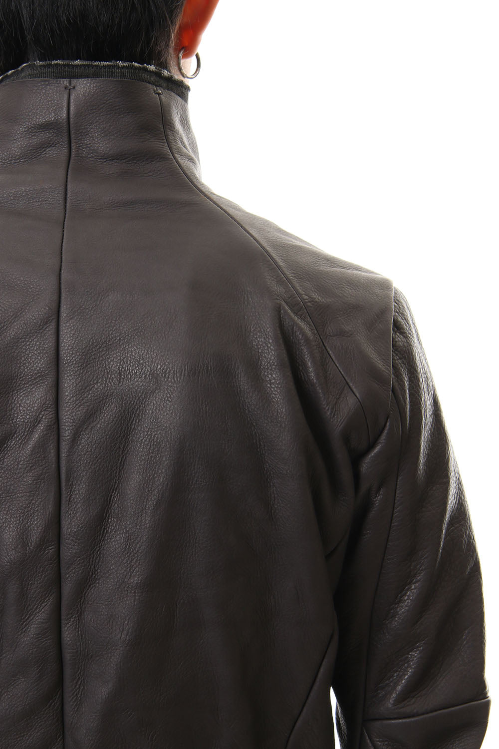 Leather jacket cow leather - Charcoal