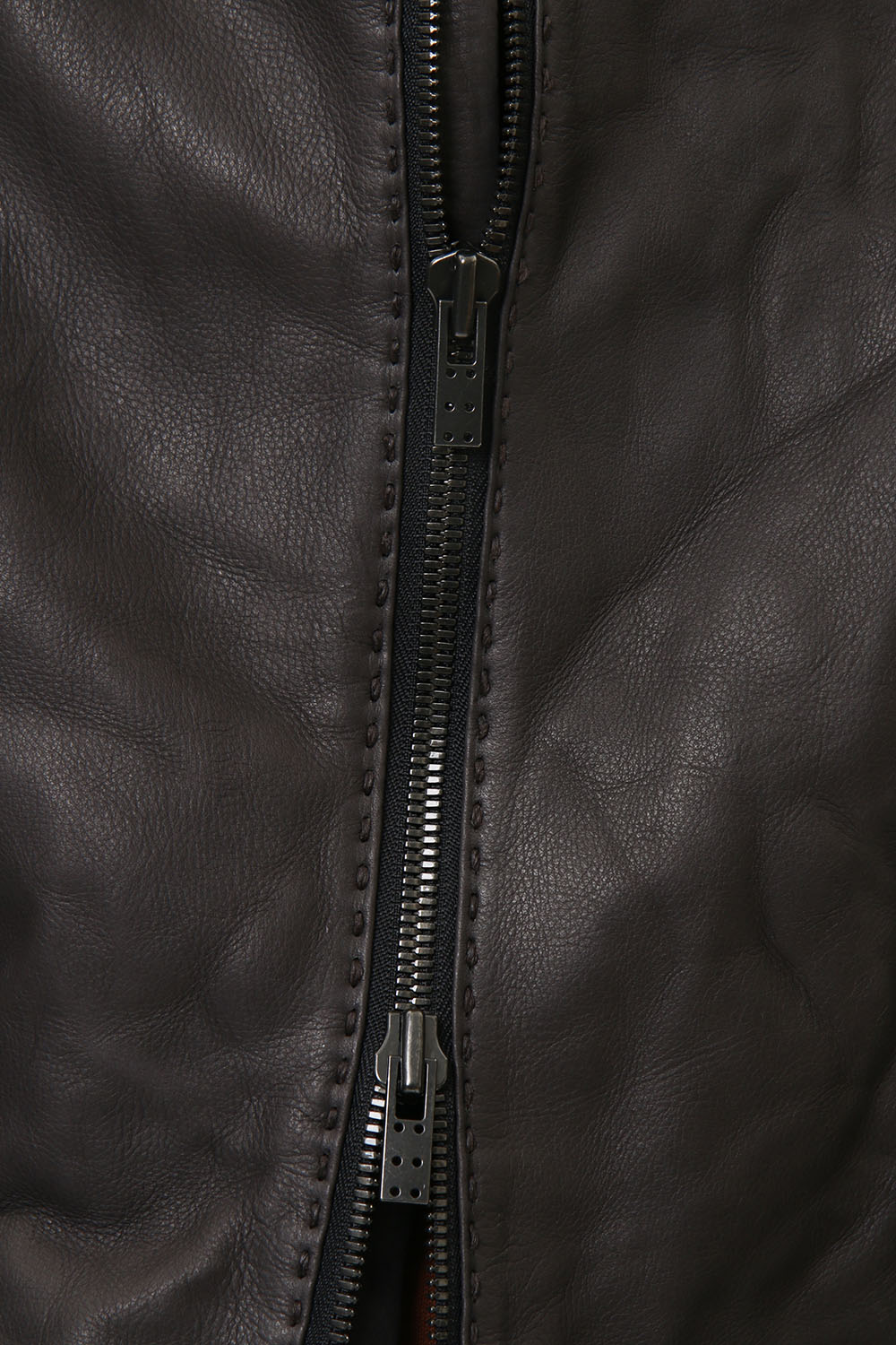 Leather jacket cow leather - Charcoal