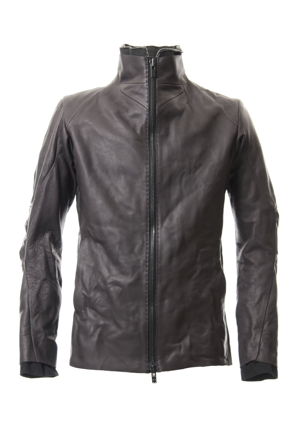 Leather jacket cow leather - Charcoal