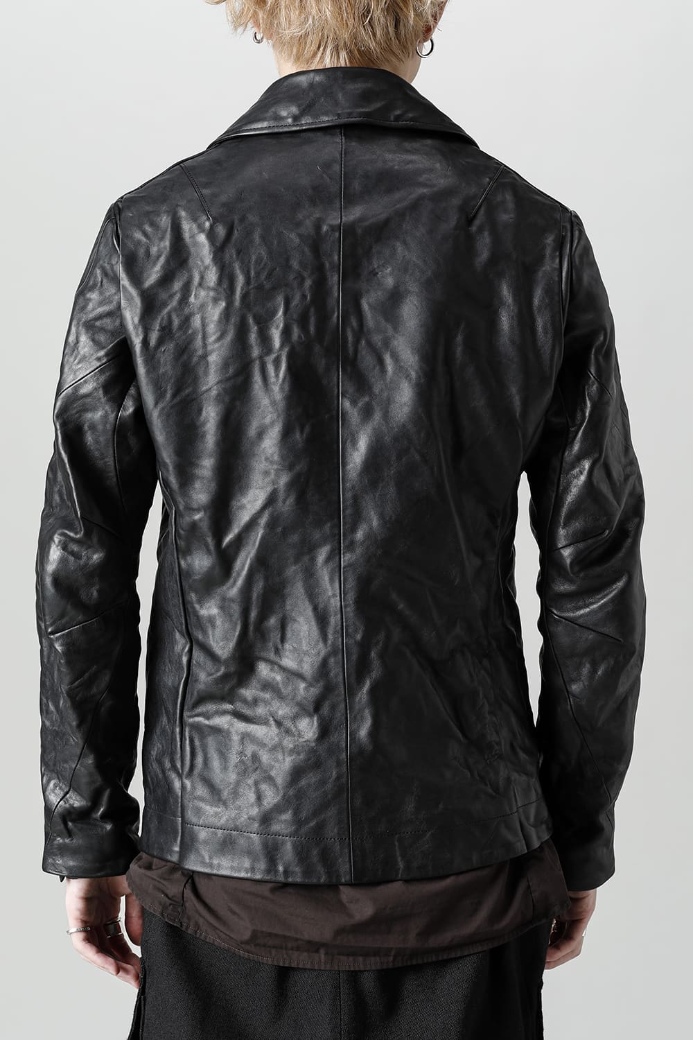 FASCINATE Limited GUIDI Horse Leather Double Riders Jacket Black