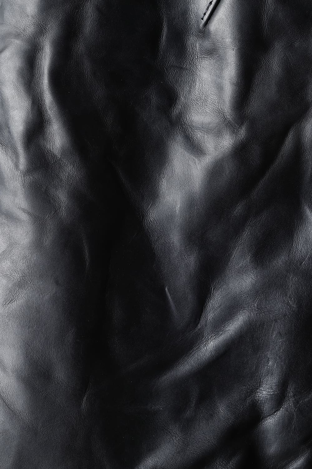 GUIDI Calf Leather Double Riders Jacket Dark Blue　