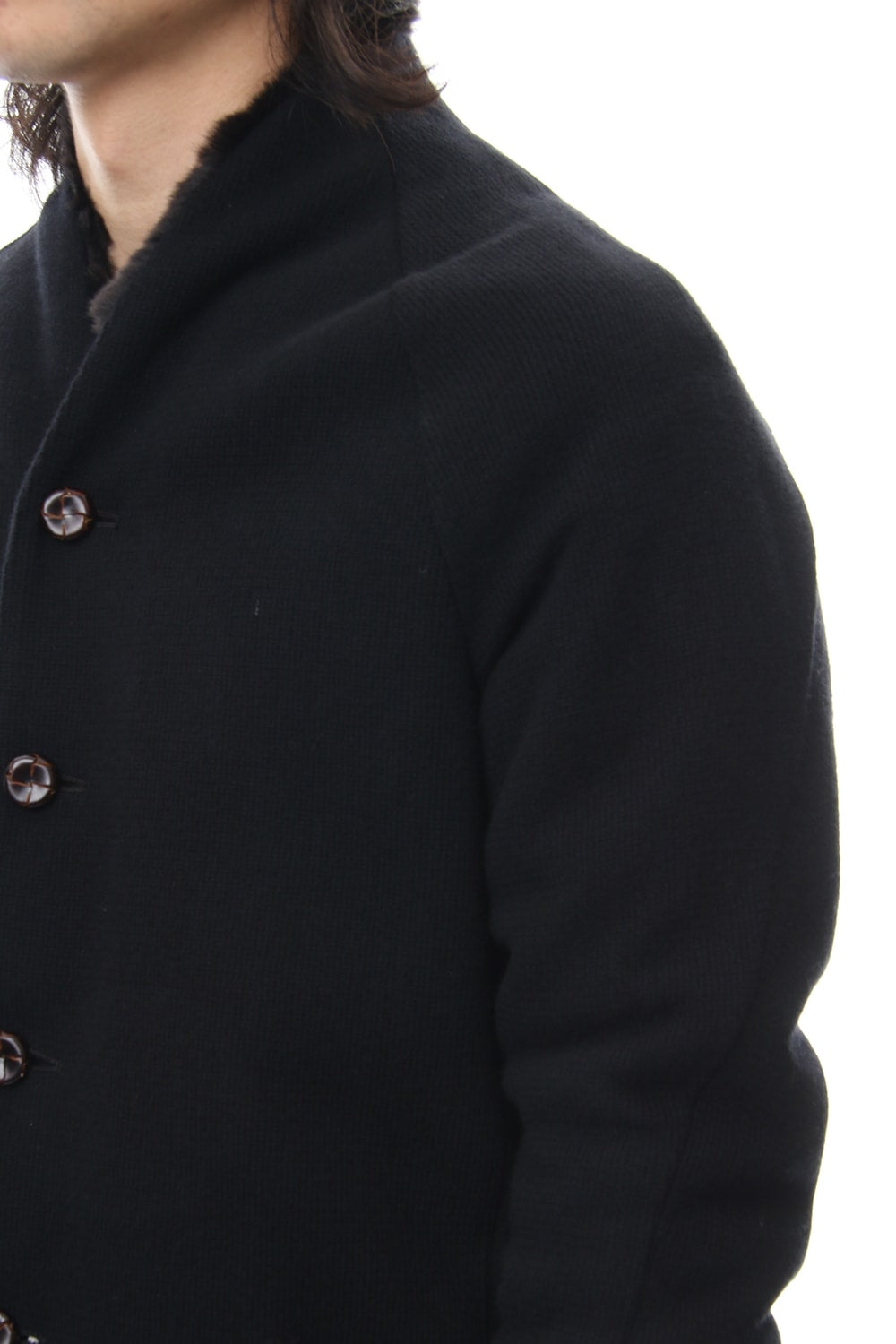 FASCNATE Limited Coat Winton Wool / Cashmere & Rex Rabbit Fur