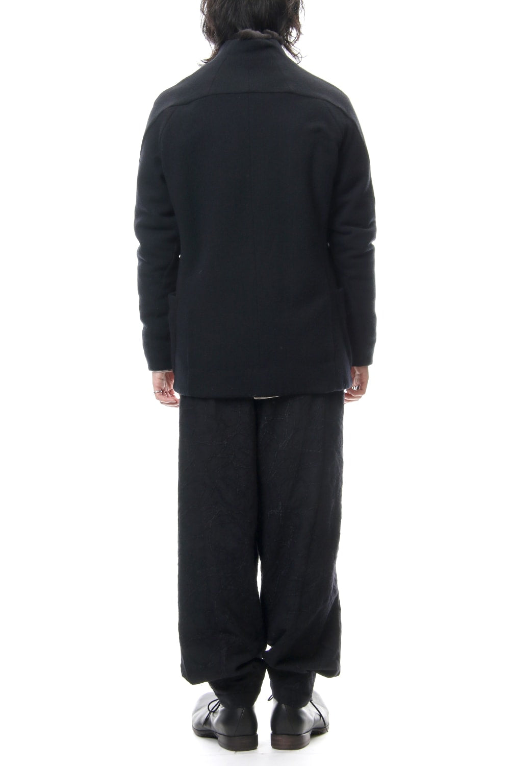 FASCNATE Limited Coat Winton Wool / Cashmere & Rex Rabbit Fur