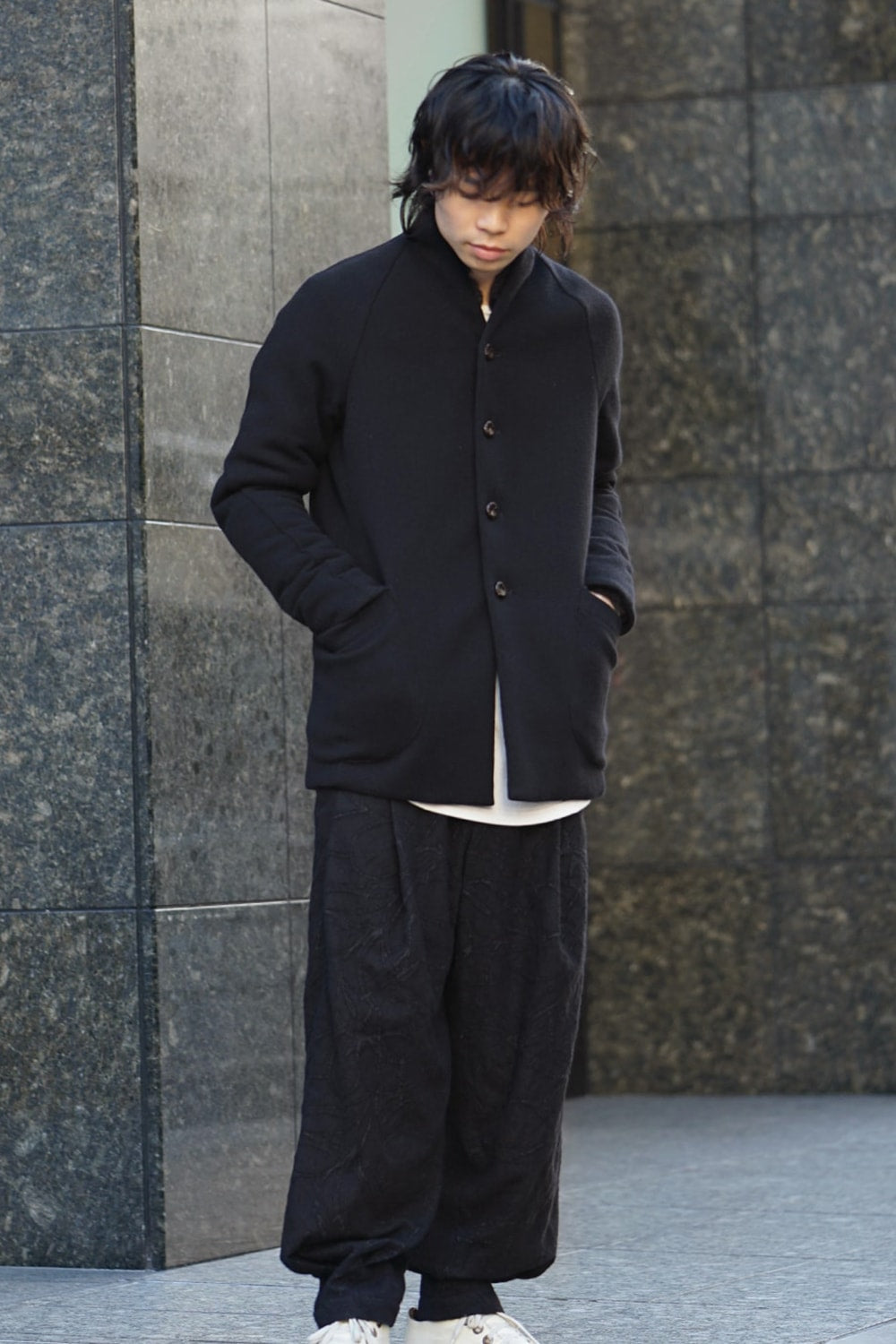 FASCNATE Limited Coat Winton Wool / Cashmere & Rex Rabbit Fur