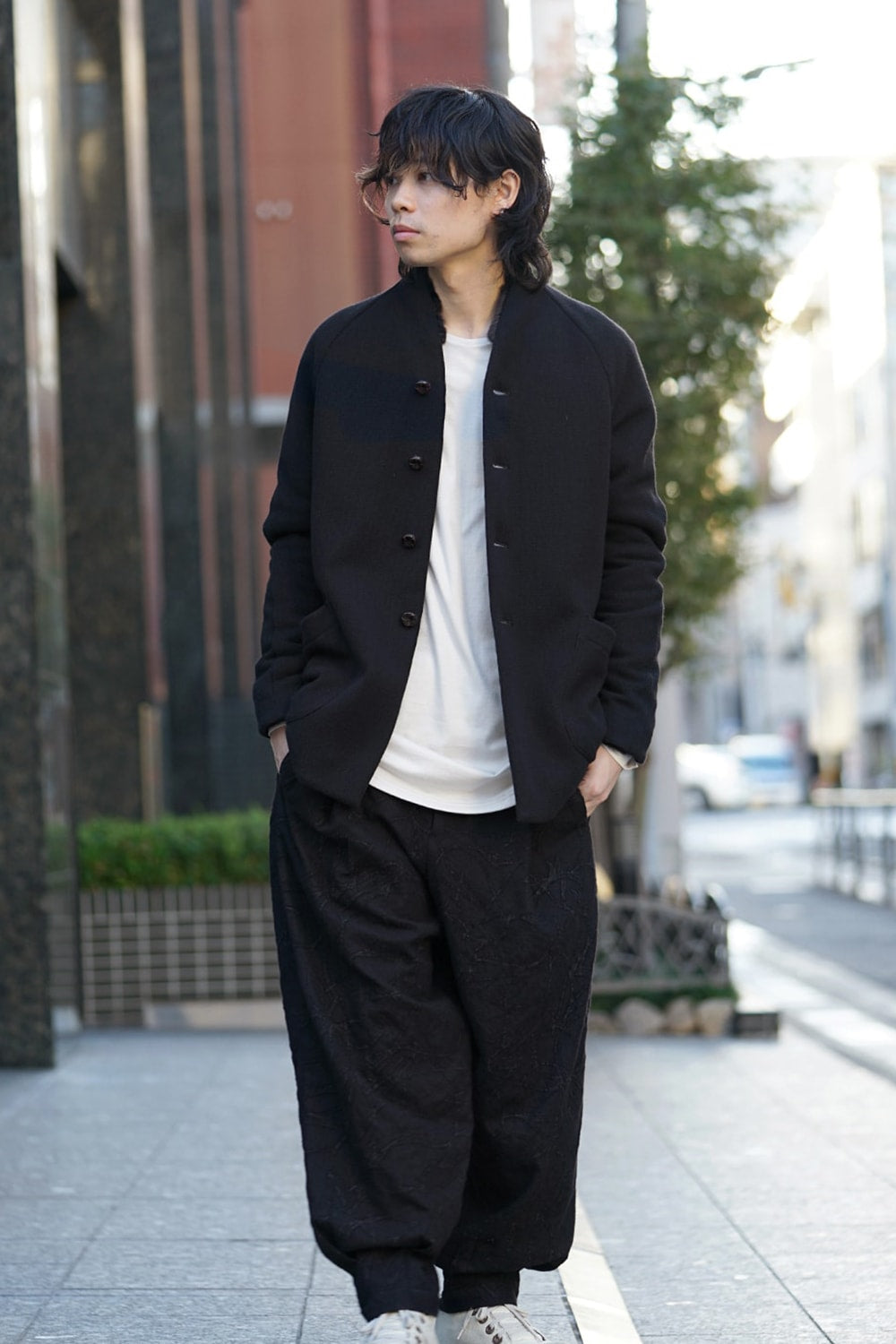 FASCNATE Limited Coat Winton Wool / Cashmere & Rex Rabbit Fur