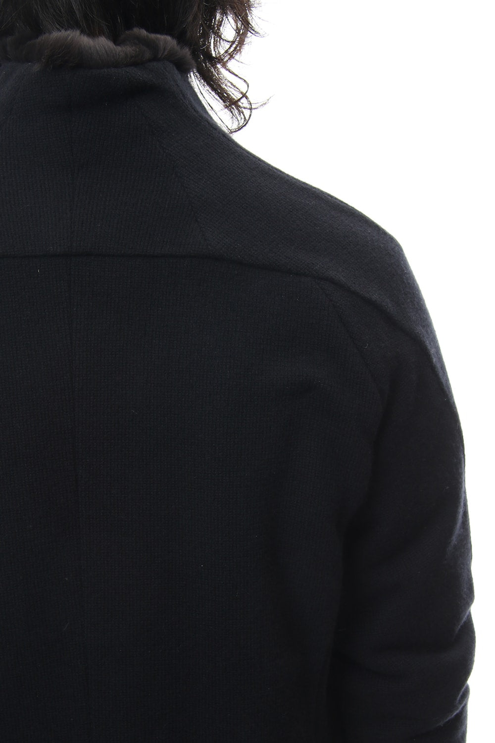 FASCNATE Limited Coat Winton Wool / Cashmere & Rex Rabbit Fur