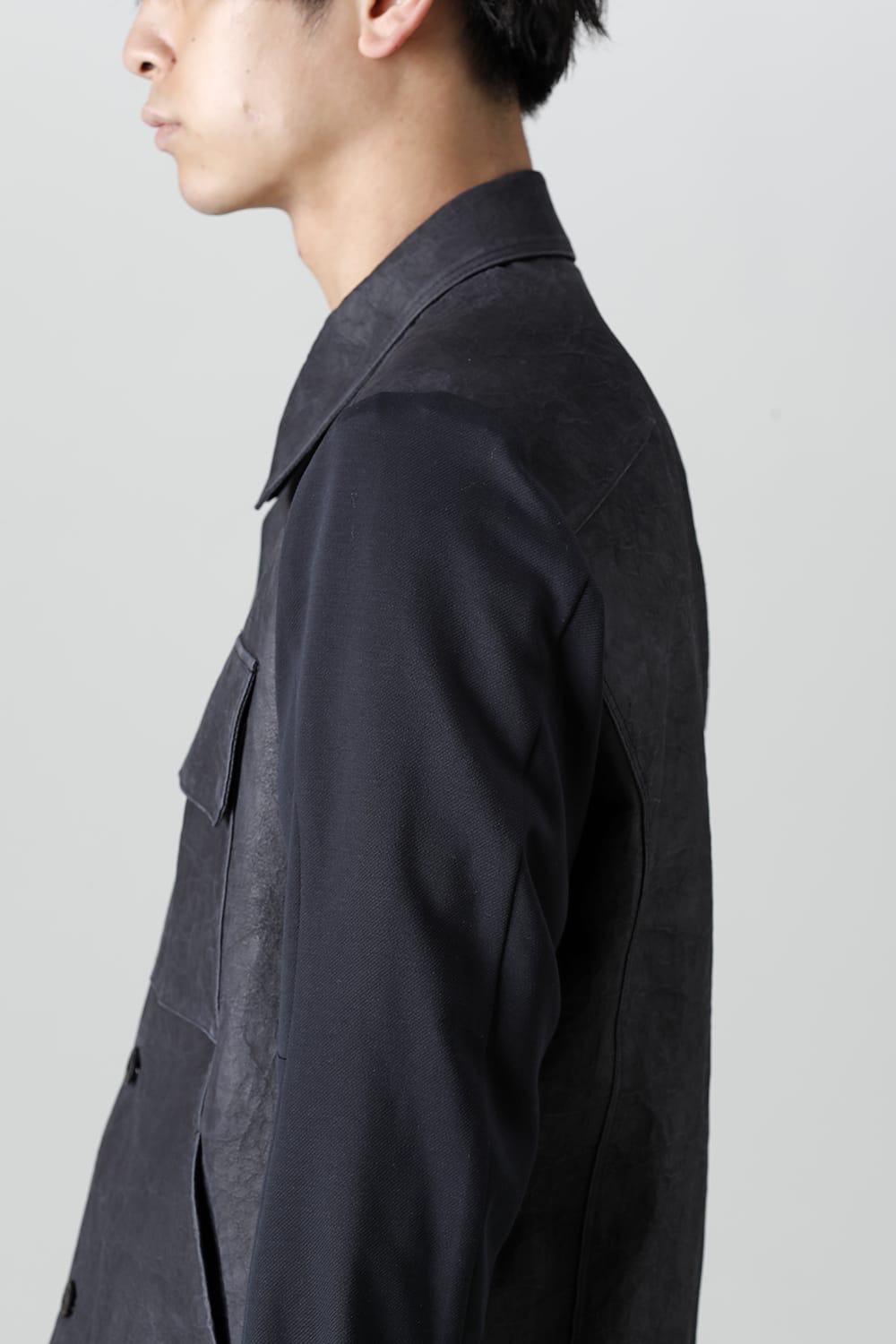 Leather CPO shirt Dyneema leather