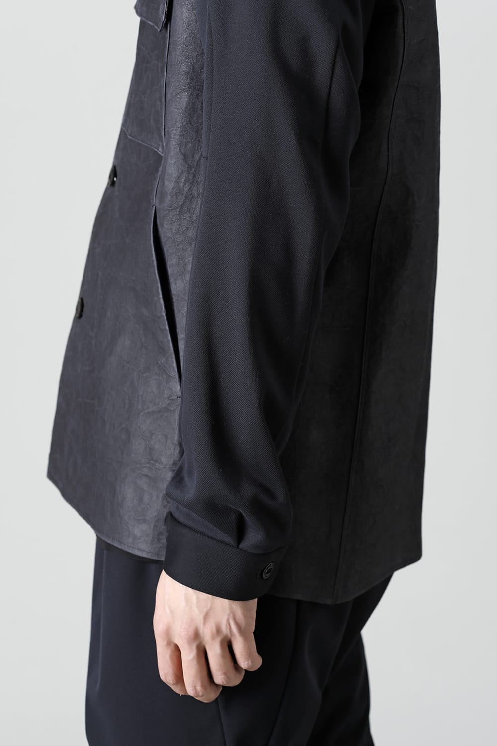 Leather CPO shirt Dyneema leather