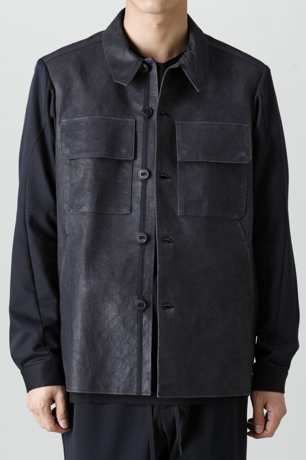 Leather CPO shirt Dyneema leather