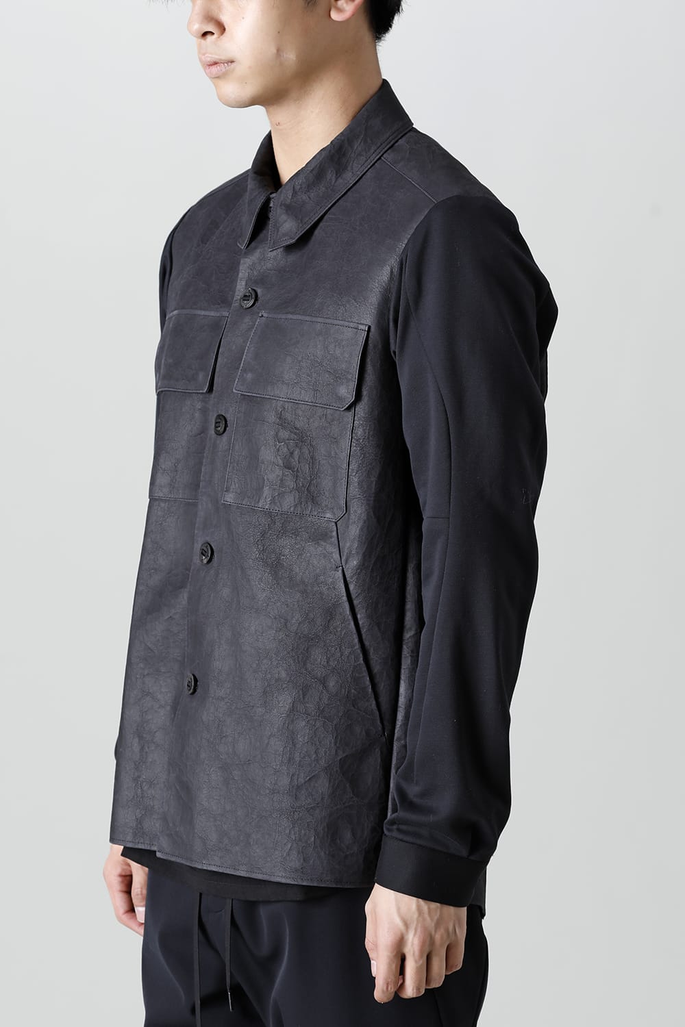 Leather CPO shirt Dyneema leather